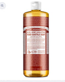 Dr. Bronner's 18-in-1 Hemp Eucalyptus Pure-Castile Liquid Soap | Made with Organic Oils, 18-in-1 Uses: Face, Body, Hair, Laundry, Pets & Dishes | Concentrated | 32oz/946ml