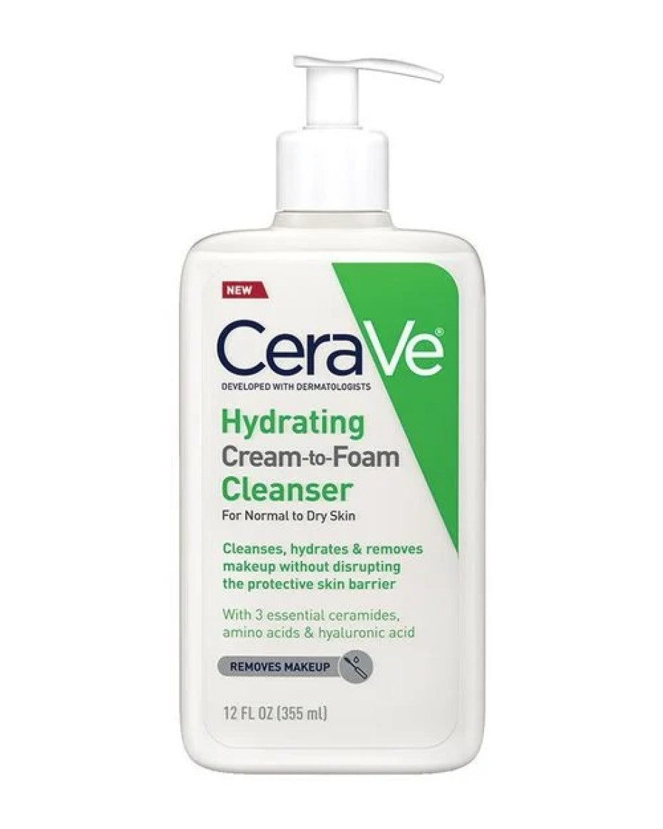 Cerave Hydrating Cream to Foam Cleanser – 8OZ