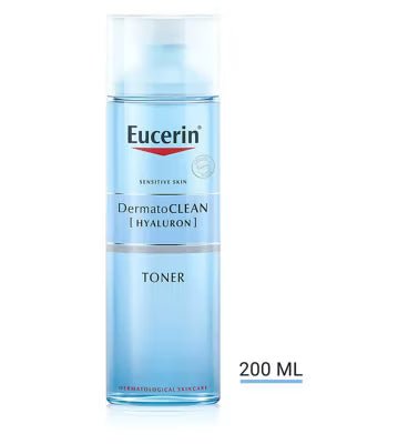 Eucerin DermatoCLEAN Face Cleansing Toner with Hyaluronic Acid, 200ml
