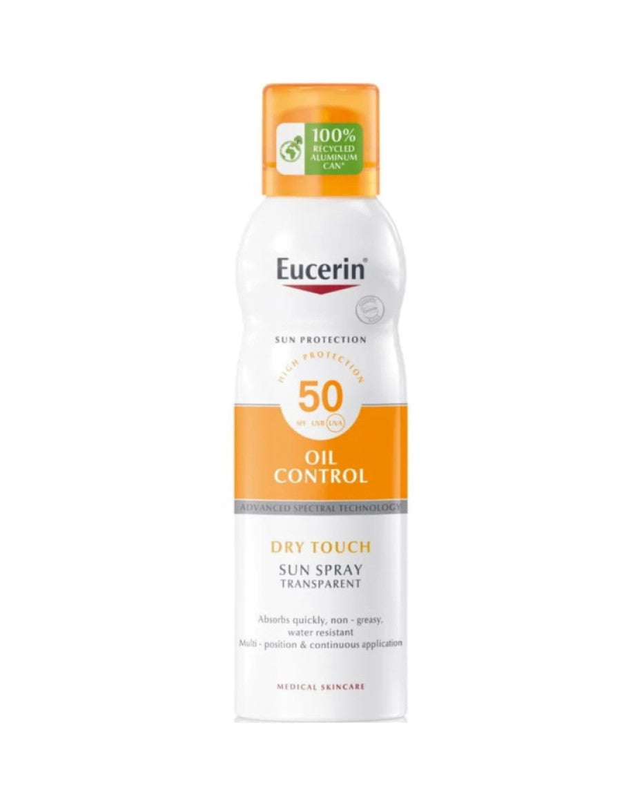 Eucerin OIL CONTROL DRY TOUCH TRANSPARENT SUN SPRAY SPF50