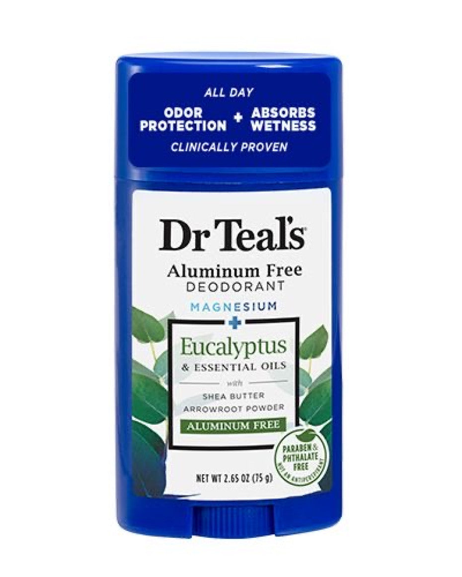 Dr teals aluminum free deodorant eucalyptus & essential oil