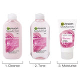 Garnier Natural Rose Water Toner Sensitive Skin 200ml - Brandlistry Nigeria