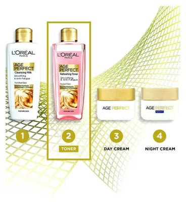 L'Oreal Paris Age Perfect Smoothing & Anti Fatigue Vitamin C Refreshing Toner 200ml