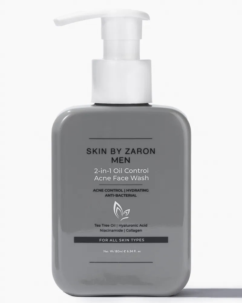 Men 2-in1 Oil Control Acne Face Wash