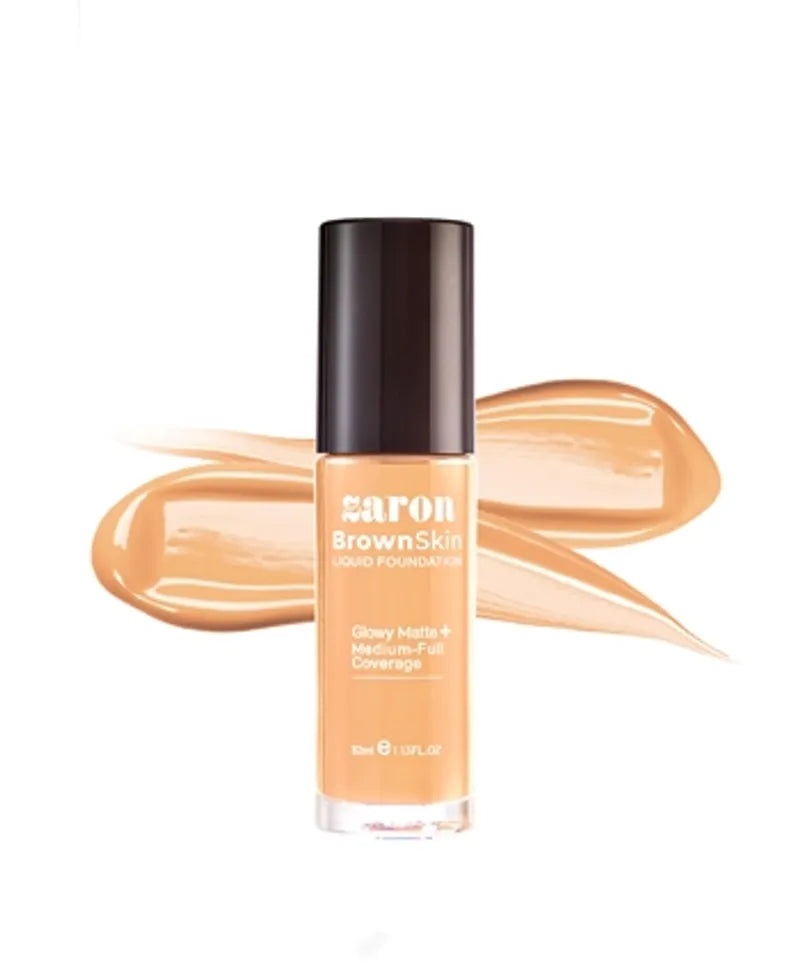 Brown Skin Liquid Foundation - Cheddar