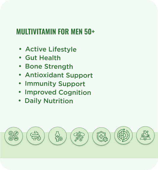 NUTRIFY MULTIVITAMIN FOR MEN 50+ 60 Tablets