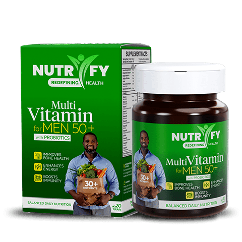 NUTRIFY MULTIVITAMIN FOR MEN 50+ 60 Tablets