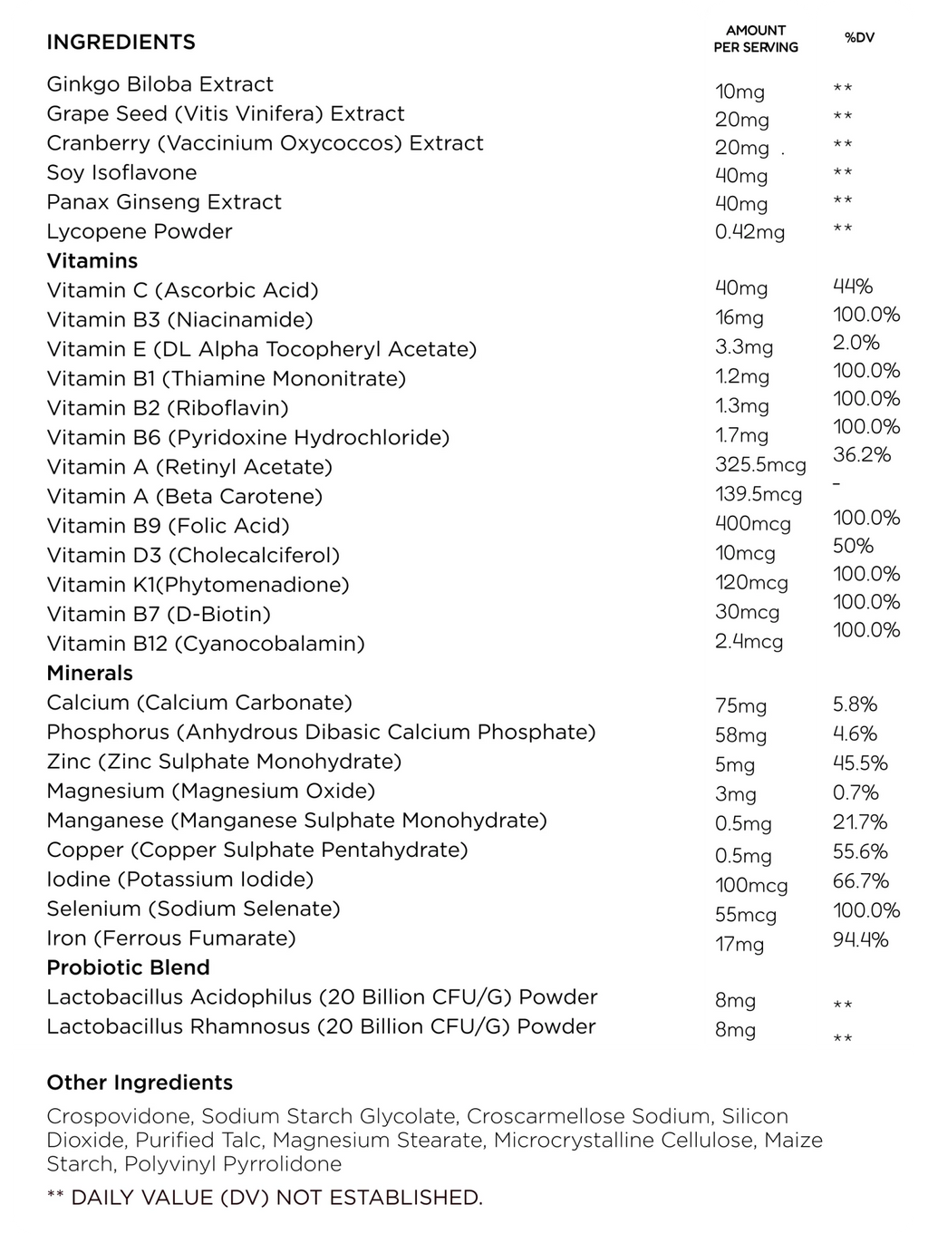 NUTRIFY MULTIVITAMIN FOR WOMEN 30 Tablets