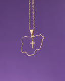 Nigeria x Cross Necklace