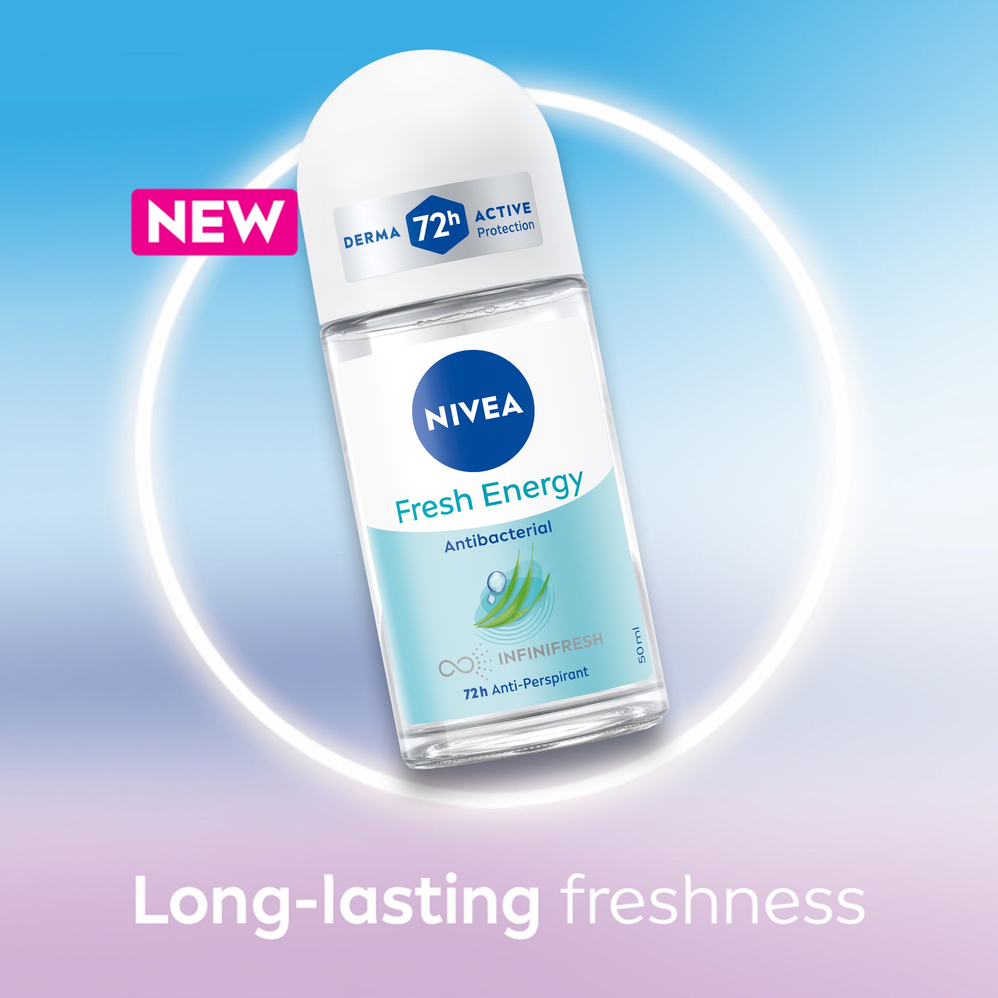 Fresh Energy Anti-Perspirant Roll-on For Women, 72h - 50ml