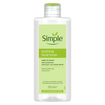 Simple Kind to Skin Alcohol Free Soothing Facial Toner 200ml