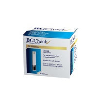 HEALTHCHECK BG TEST STRIPS x50