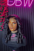 Classic Side Part Hollywood Curls – Human Hair Lace Wig